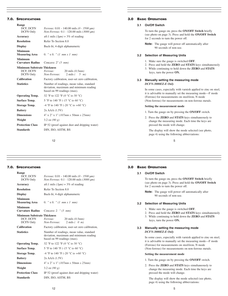 Checkline 3000EZ-E Series User Manual | Page 5 / 9