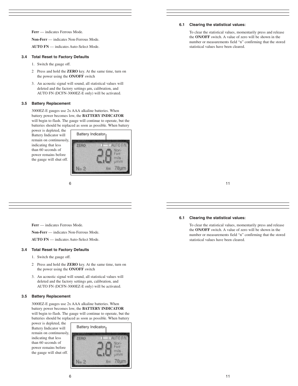 Checkline 3000EZ-E Series User Manual | Page 6 / 9