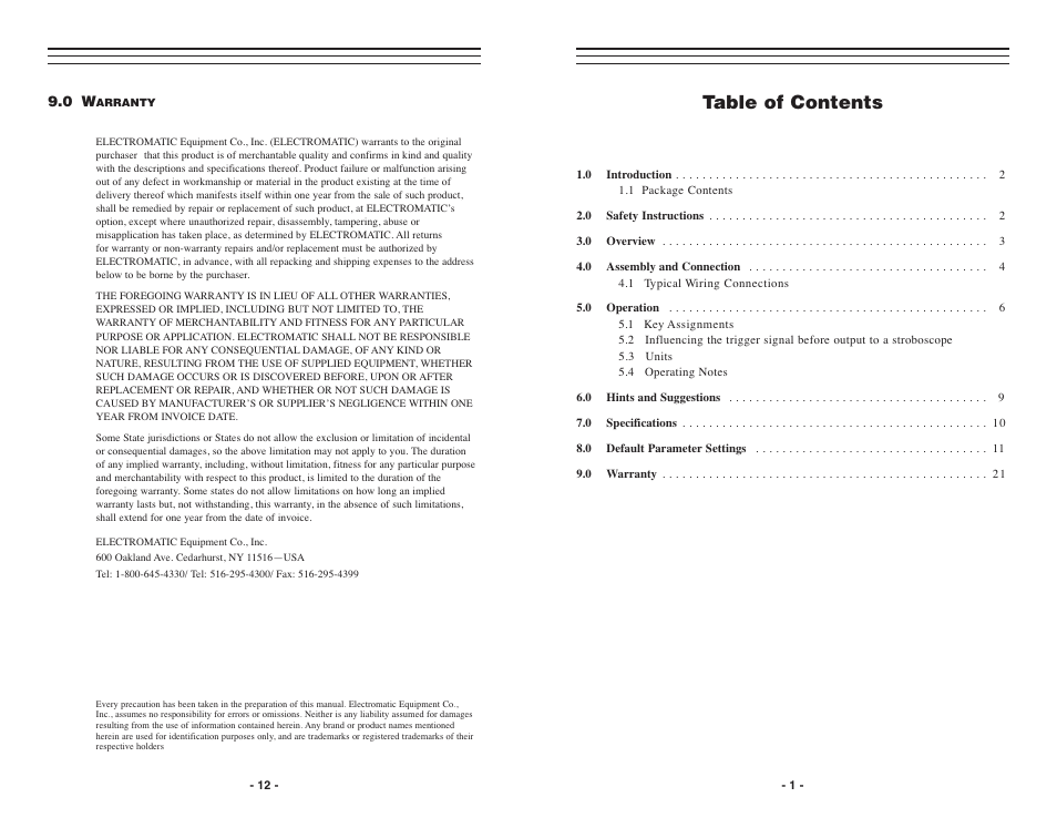 Checkline LS-SCU User Manual | 7 pages