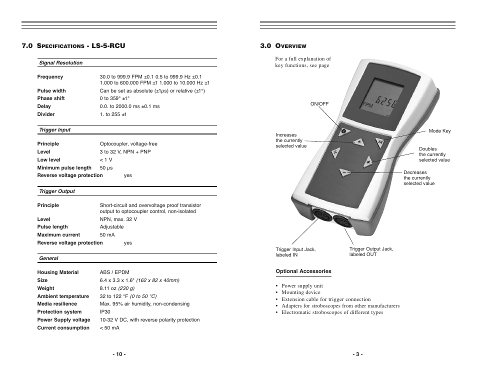 Checkline LS-SCU User Manual | Page 3 / 7