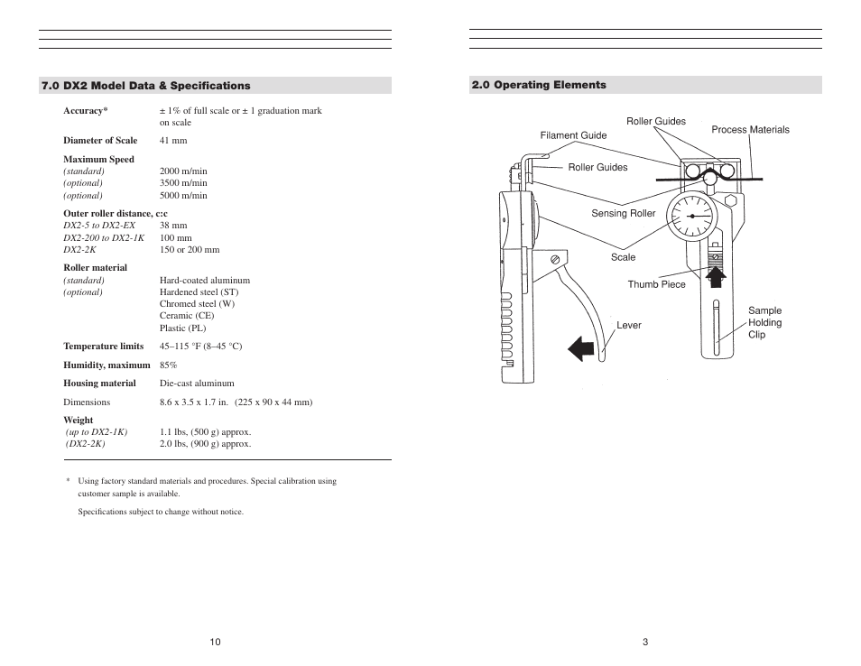 Checkline DX2 User Manual | Page 3 / 7