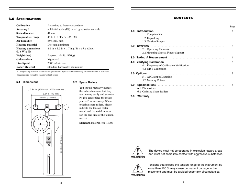 Checkline EDM User Manual | 6 pages
