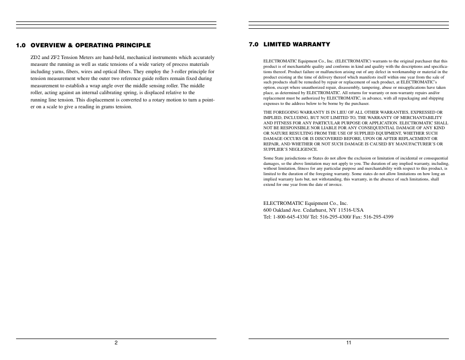 Checkline ZF2 User Manual | Page 3 / 7