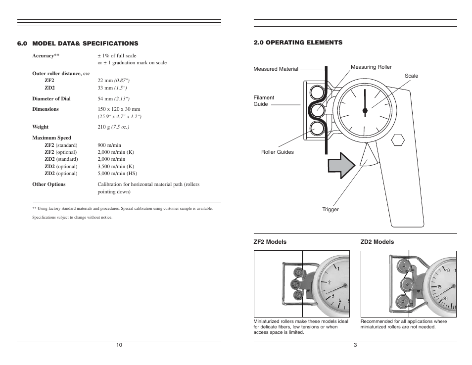 Checkline ZD2 User Manual | Page 3 / 7