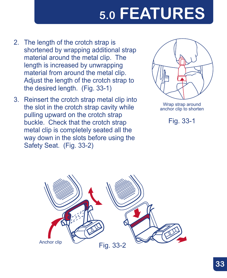 Features | Baby Trend Flex-Loc Infnat Car Seat CSO190AD809 User Manual | Page 33 / 52