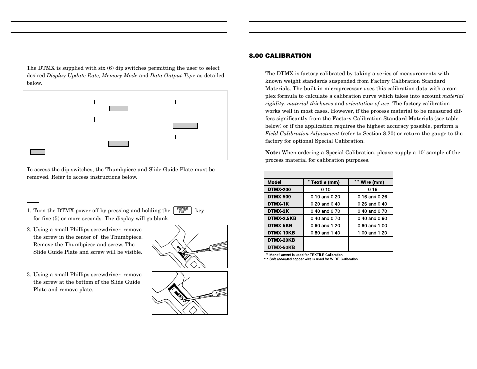Checkline DTMX User Manual | Page 10 / 17