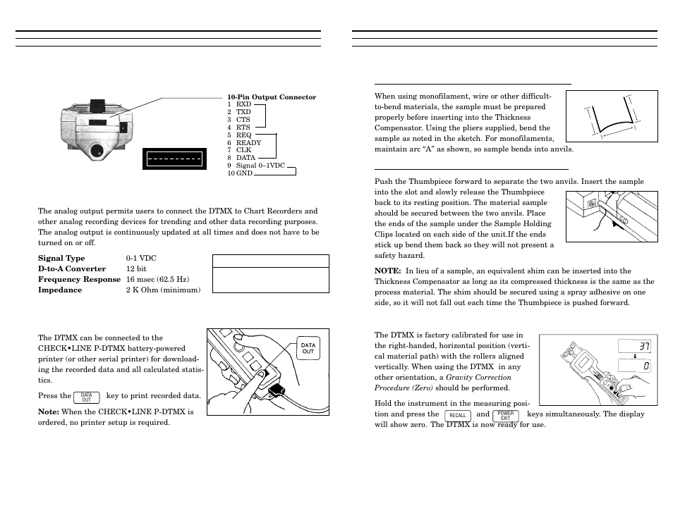 Checkline DTMX User Manual | Page 13 / 17