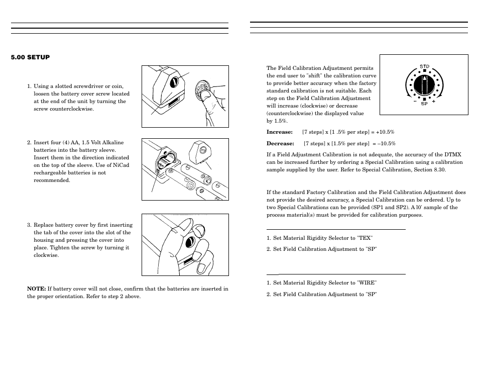 Checkline DTMX User Manual | Page 8 / 17