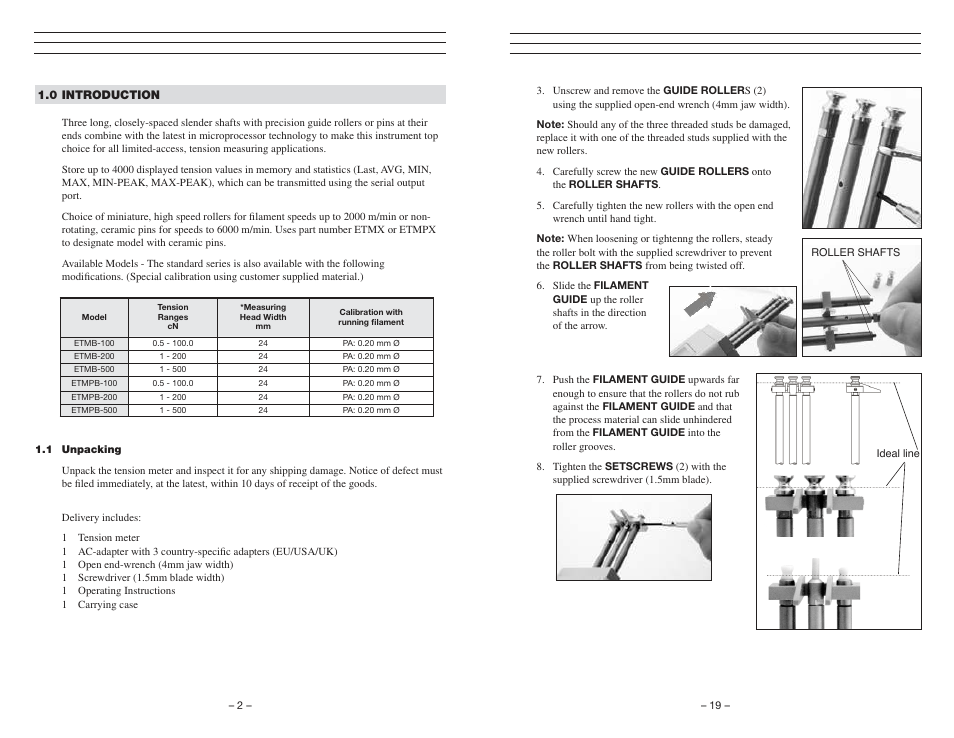 Checkline ETMPB User Manual | Page 2 / 11