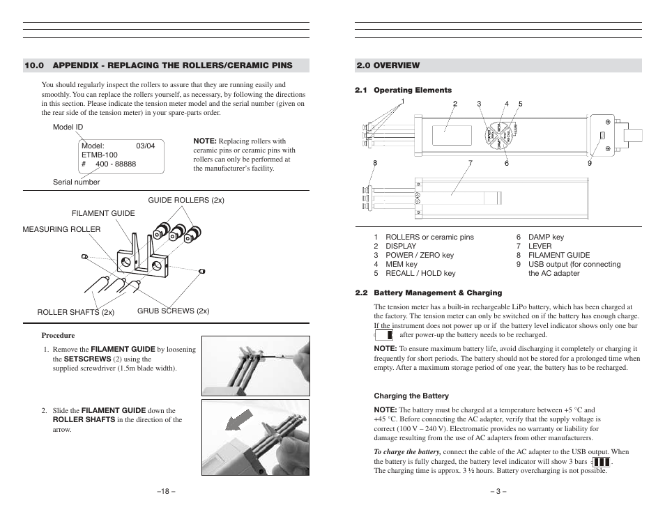 Checkline ETMPB User Manual | Page 3 / 11