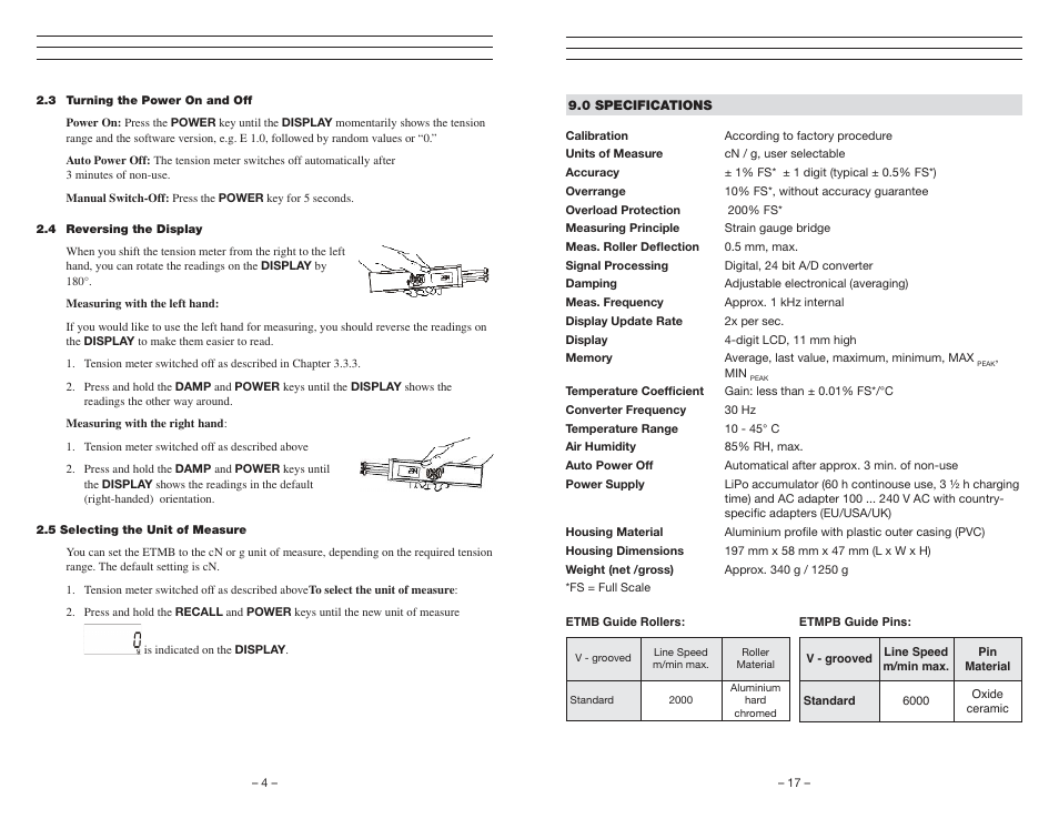 Checkline ETMPB User Manual | Page 4 / 11
