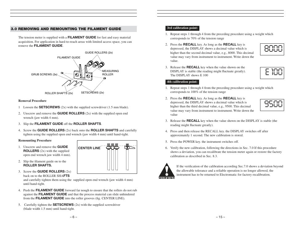 Checkline ETMPB User Manual | Page 6 / 11