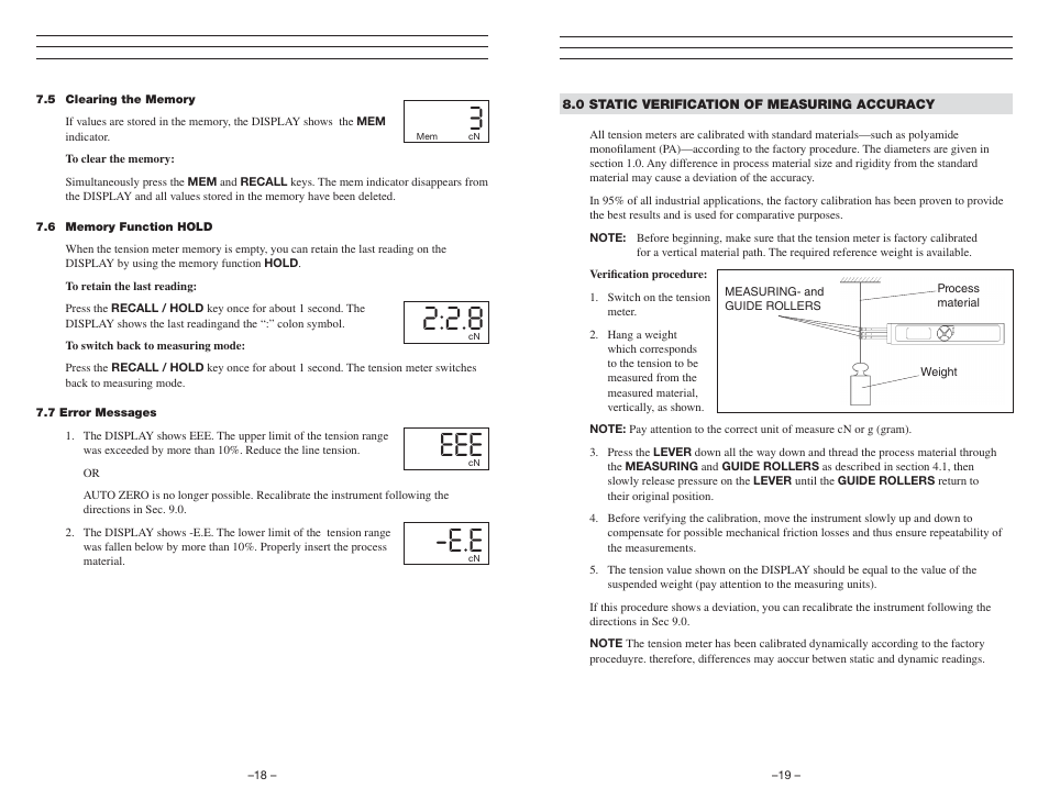 Checkline ETMPX User Manual | Page 18 / 19