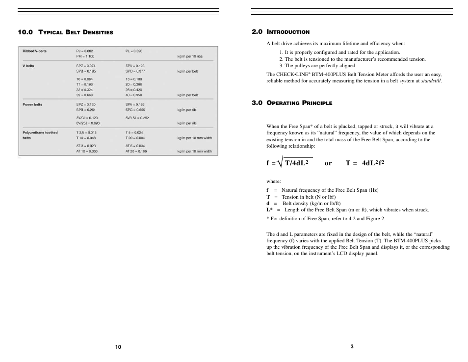 Checkline BTM-400PLUS User Manual | Page 3 / 7