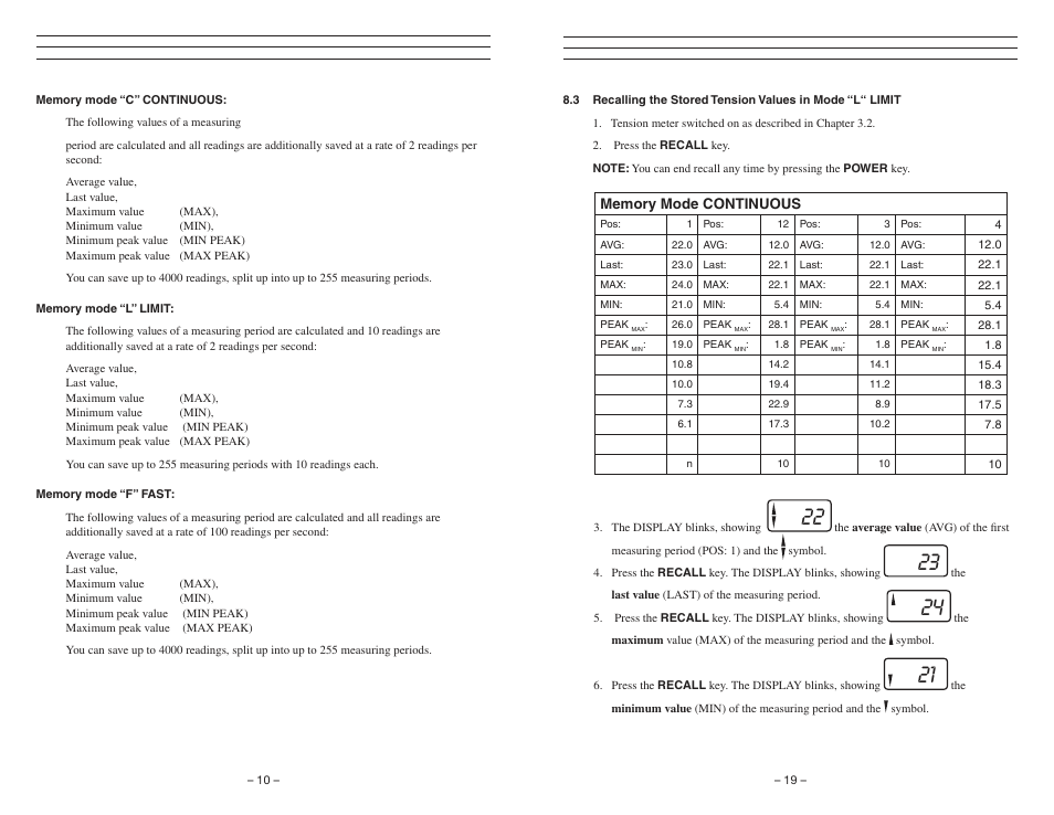 Checkline KXE User Manual | Page 10 / 15