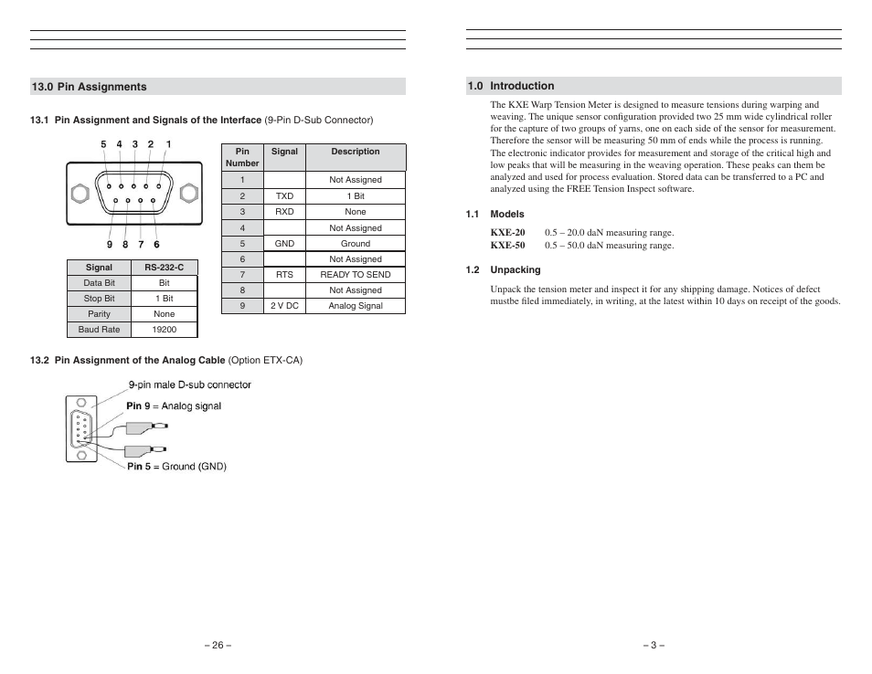 Checkline KXE User Manual | Page 3 / 15