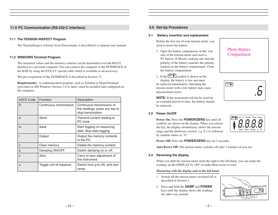 Checkline KXE User Manual | Page 5 / 15