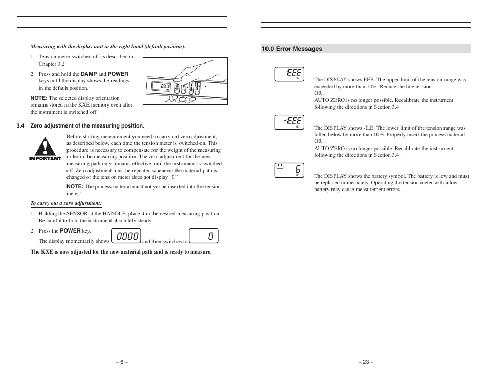 Checkline KXE User Manual | Page 6 / 15