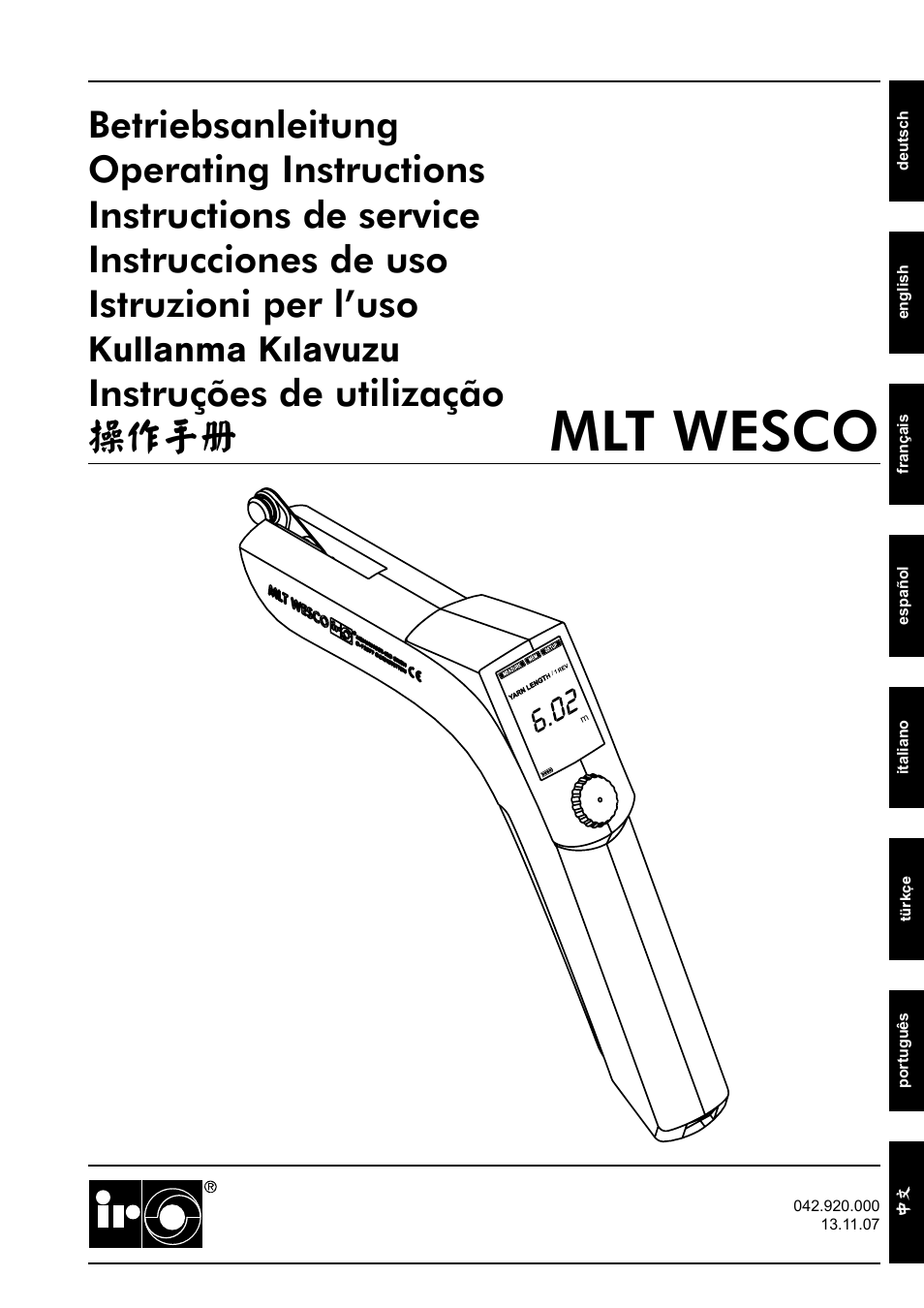 Checkline MLT User Manual | 18 pages