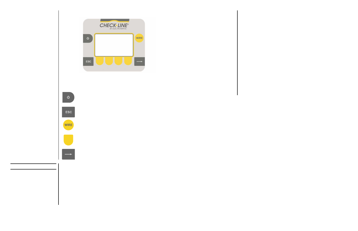 Figure 2 ctm front panel, 3 important features | Checkline CTM User Manual | Page 4 / 9