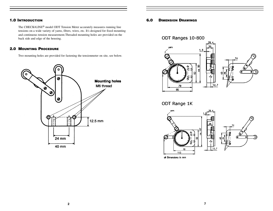 Checkline ODT User Manual | Page 2 / 5