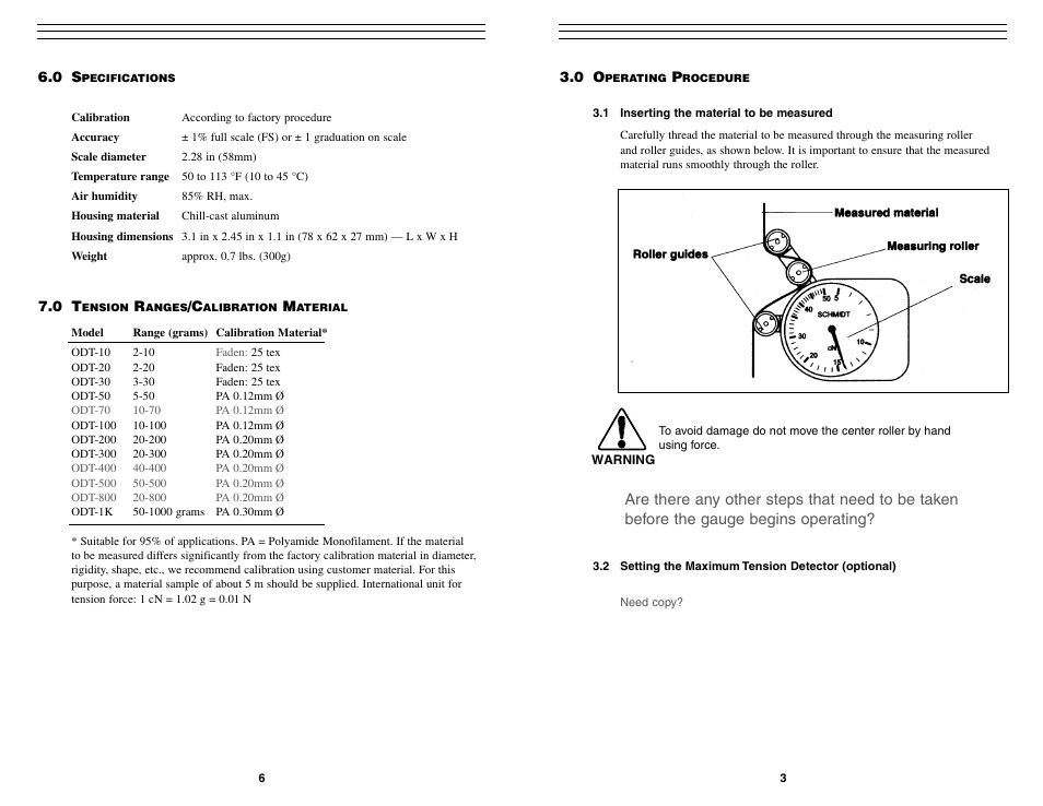 Checkline ODT User Manual | Page 3 / 5