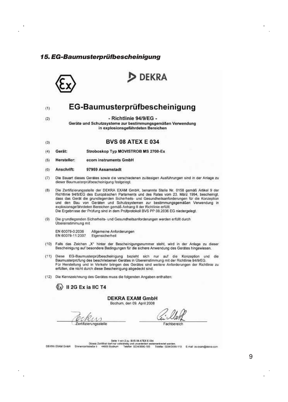 Checkline MS-2700EX User Manual | Page 11 / 82