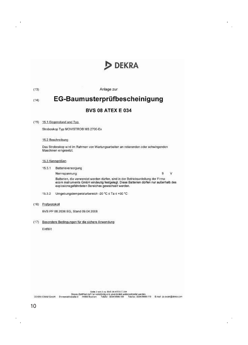 Checkline MS-2700EX User Manual | Page 12 / 82