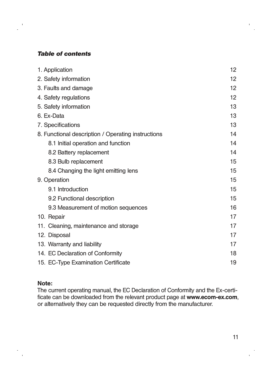 Checkline MS-2700EX User Manual | Page 13 / 82