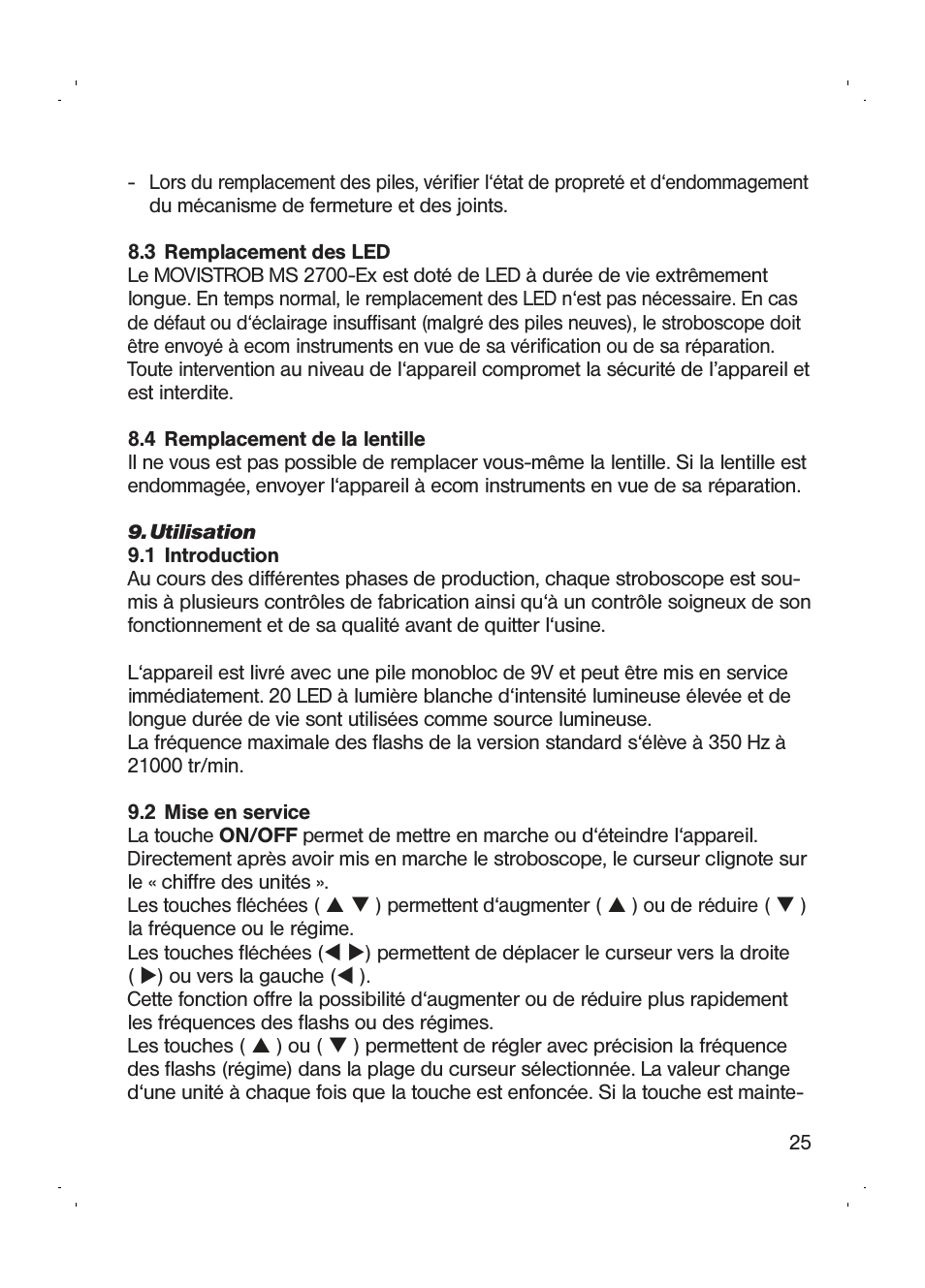 Checkline MS-2700EX User Manual | Page 27 / 82