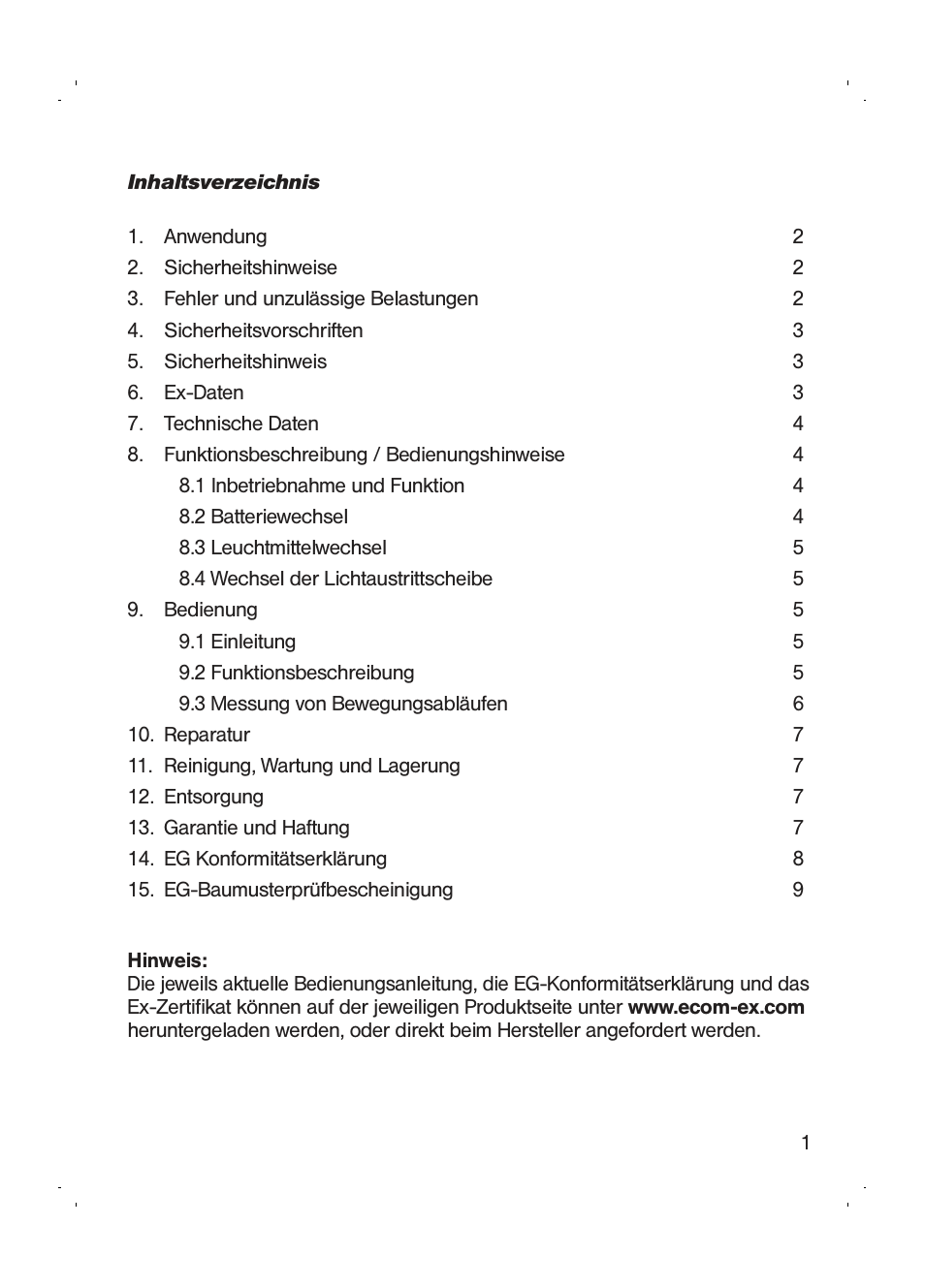 Bbe movistrob | Checkline MS-2700EX User Manual | Page 3 / 82