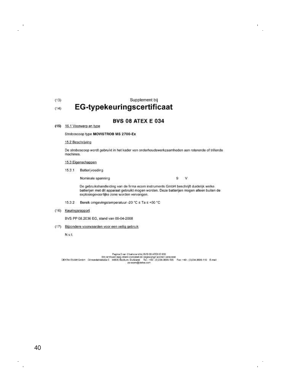 Checkline MS-2700EX User Manual | Page 42 / 82