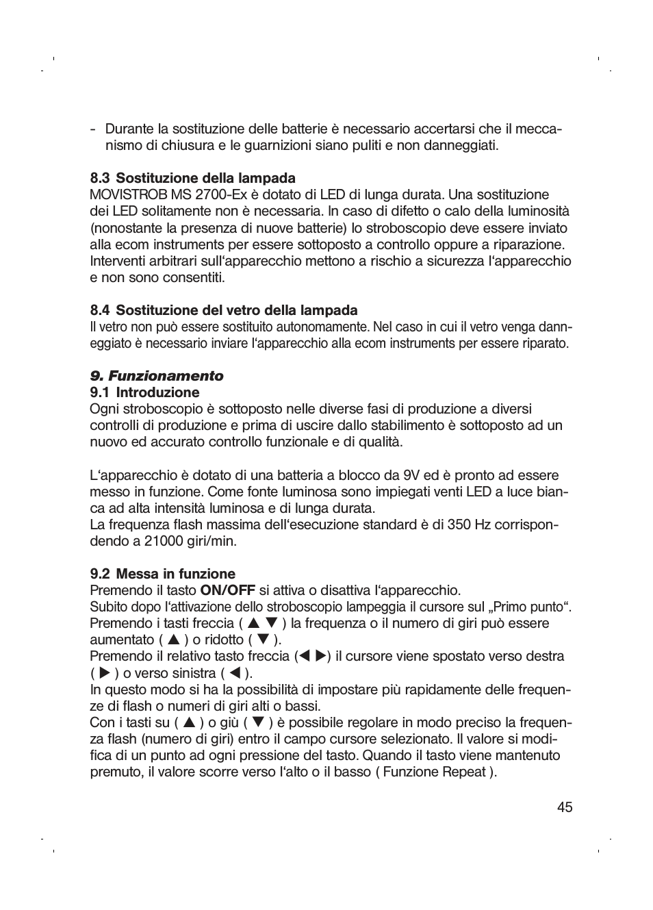 Checkline MS-2700EX User Manual | Page 47 / 82
