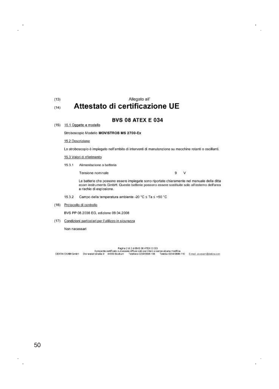 Checkline MS-2700EX User Manual | Page 52 / 82