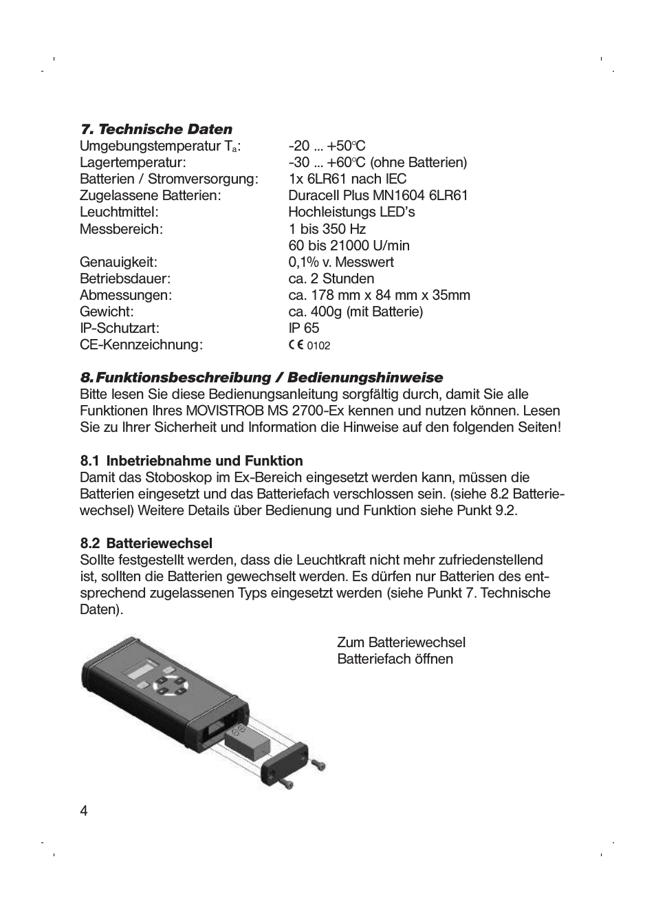 Checkline MS-2700EX User Manual | Page 6 / 82