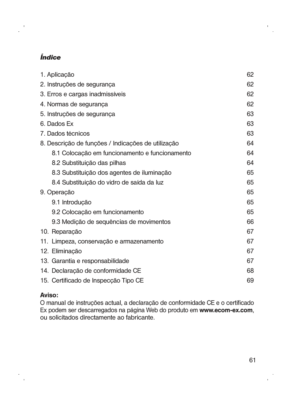 Checkline MS-2700EX User Manual | Page 63 / 82
