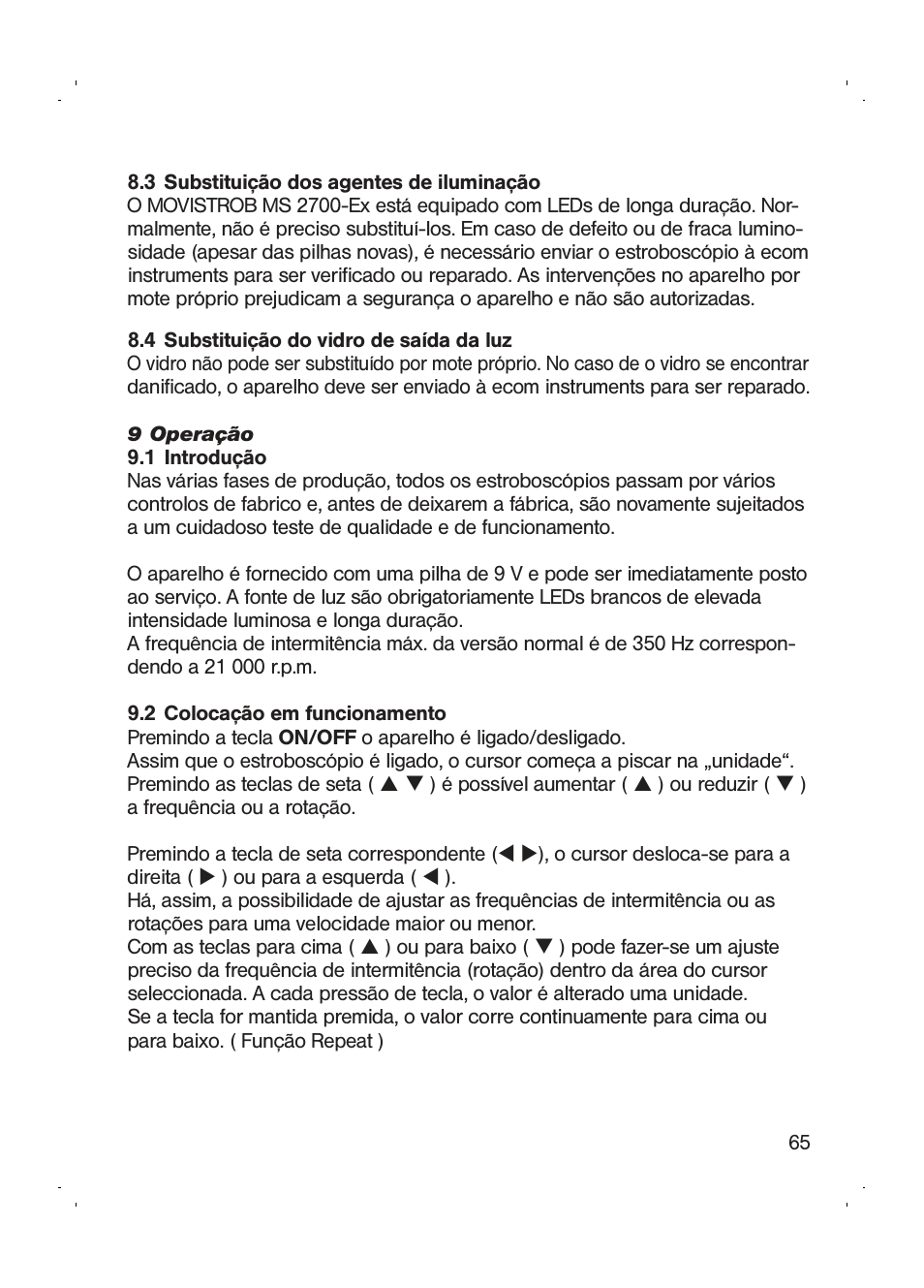 Checkline MS-2700EX User Manual | Page 67 / 82