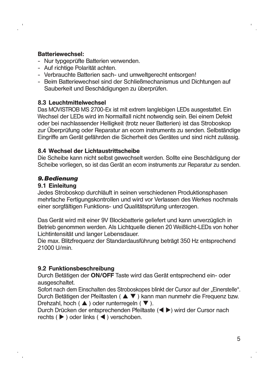 Checkline MS-2700EX User Manual | Page 7 / 82
