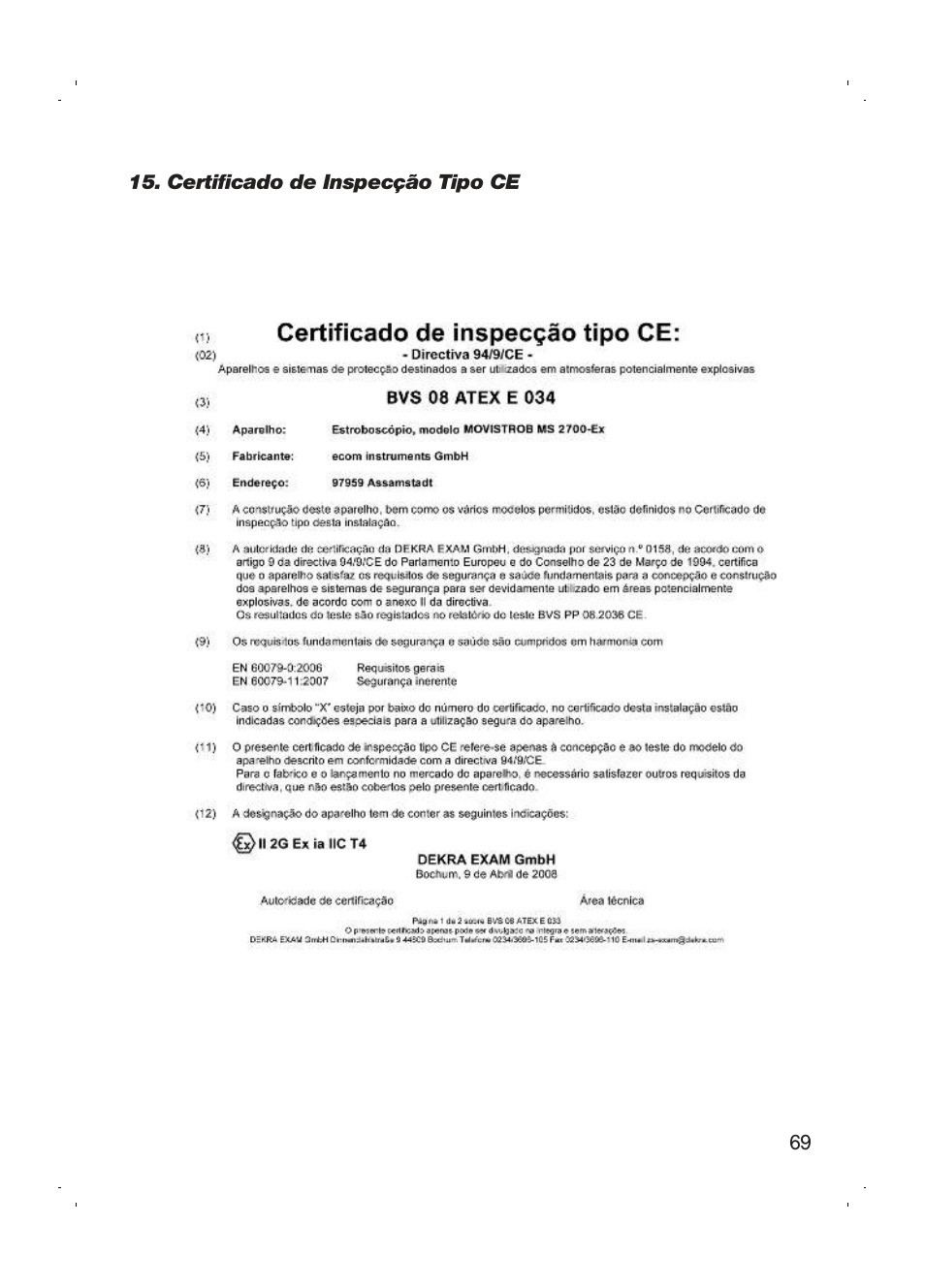 Checkline MS-2700EX User Manual | Page 71 / 82
