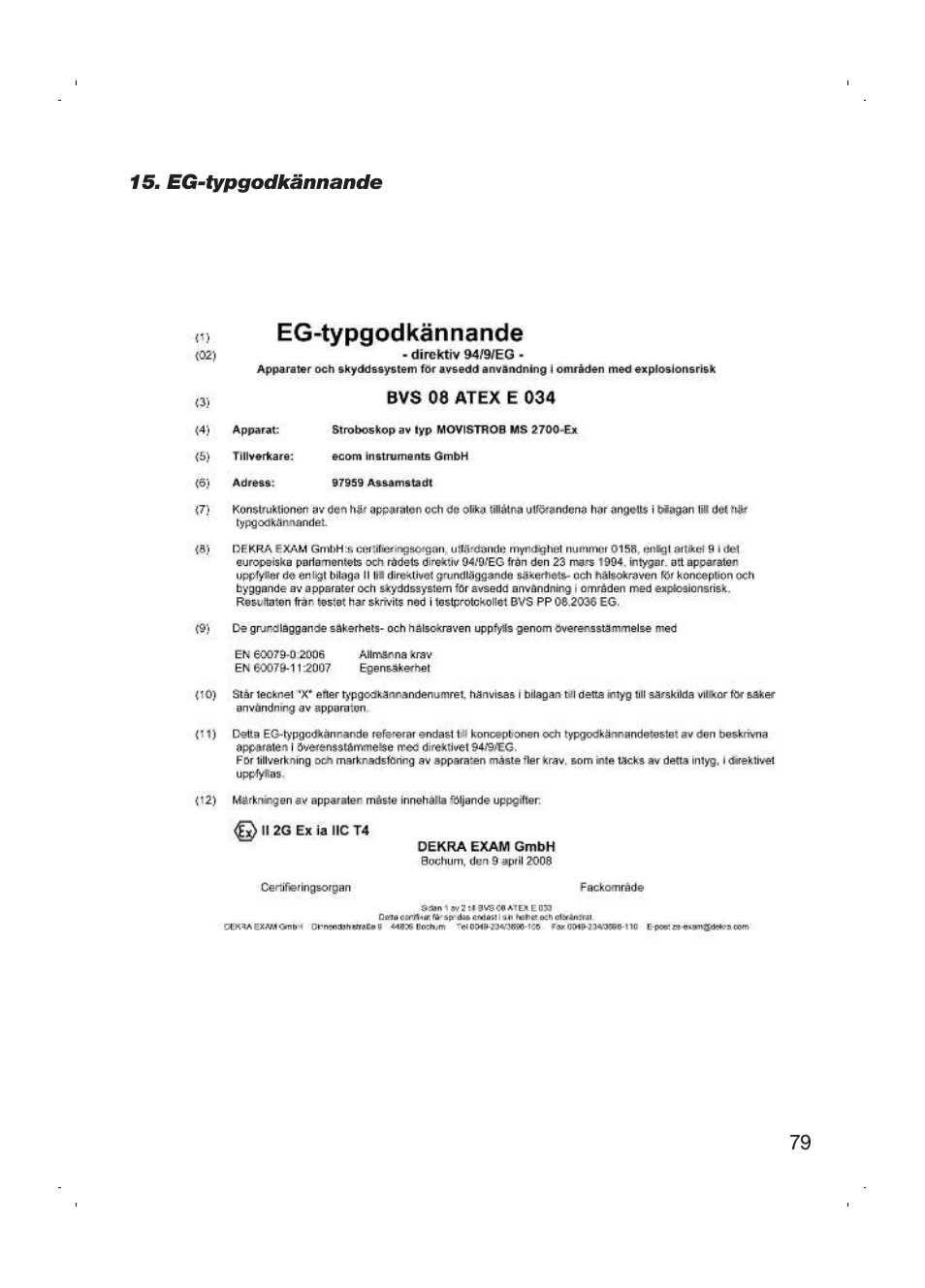 Checkline MS-2700EX User Manual | Page 81 / 82