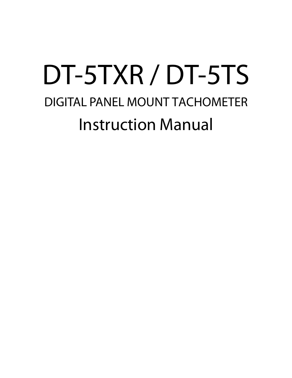 Checkline DT-5TS User Manual | 20 pages