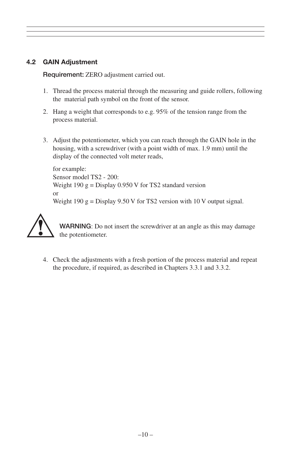 Checkline TS2P User Manual | Page 11 / 15