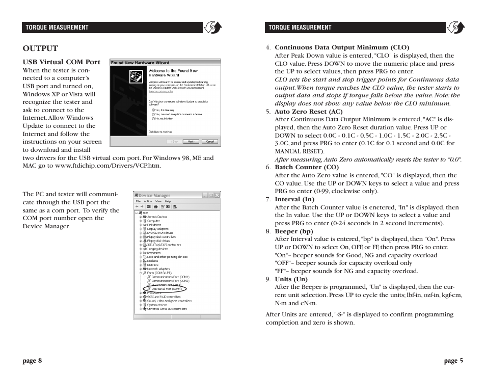 Checkline DIW User Manual | Page 5 / 6