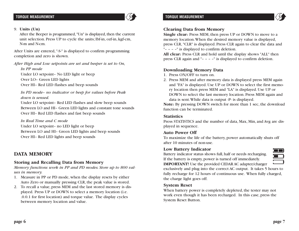 Checkline DID-4 User Manual | Page 6 / 6