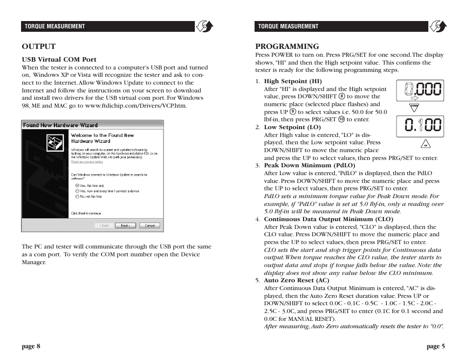 Checkline DIS-RL User Manual | Page 5 / 6