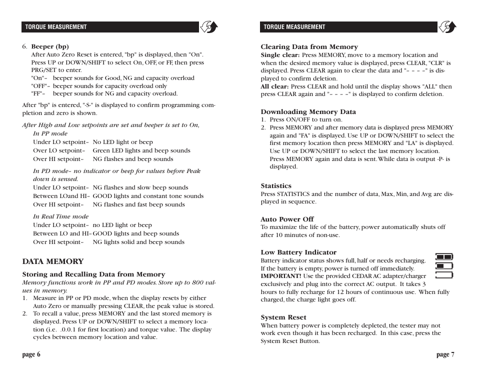 Checkline DIS-RL User Manual | Page 6 / 6