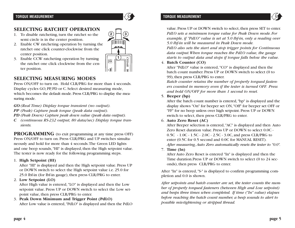 Checkline DSD-4 User Manual | Page 4 / 4