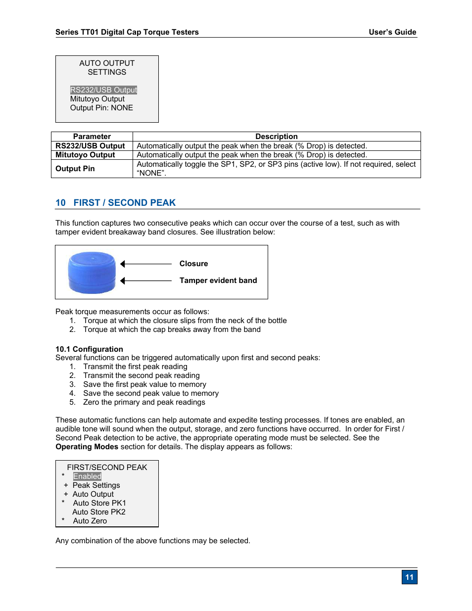 Checkline CAP-TT01 User Manual | Page 12 / 28