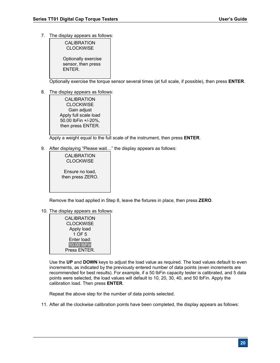 Checkline CAP-TT01 User Manual | Page 21 / 28