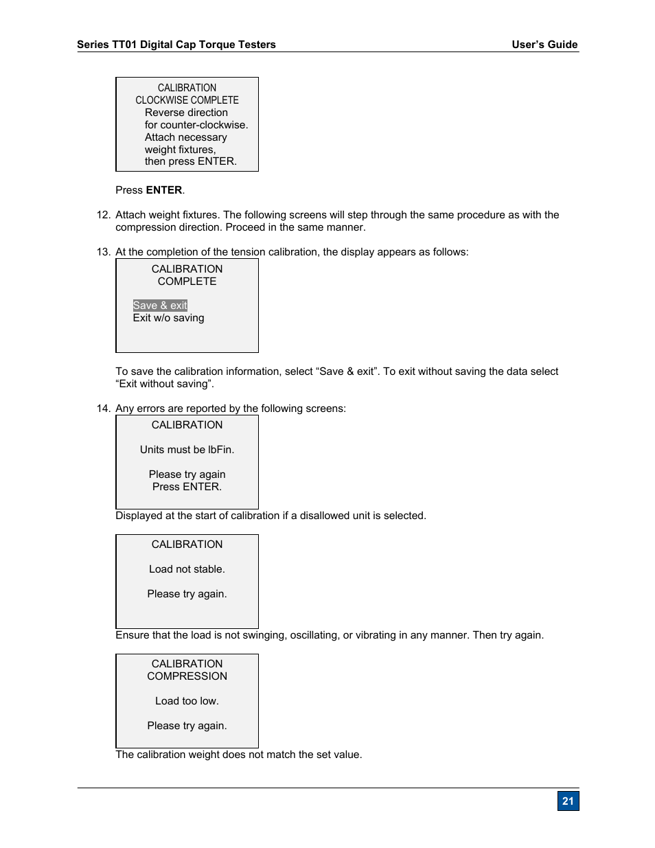 Checkline CAP-TT01 User Manual | Page 22 / 28